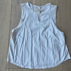 Lululemon Athletica White Tank Top Size 4